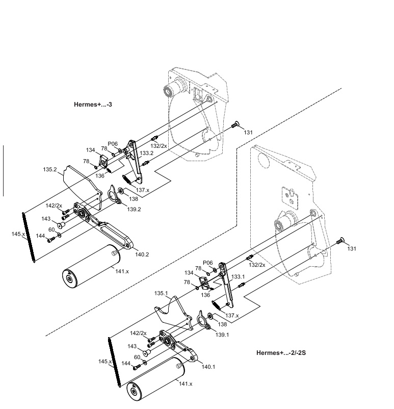Right Hand Unit - Pivot Arm